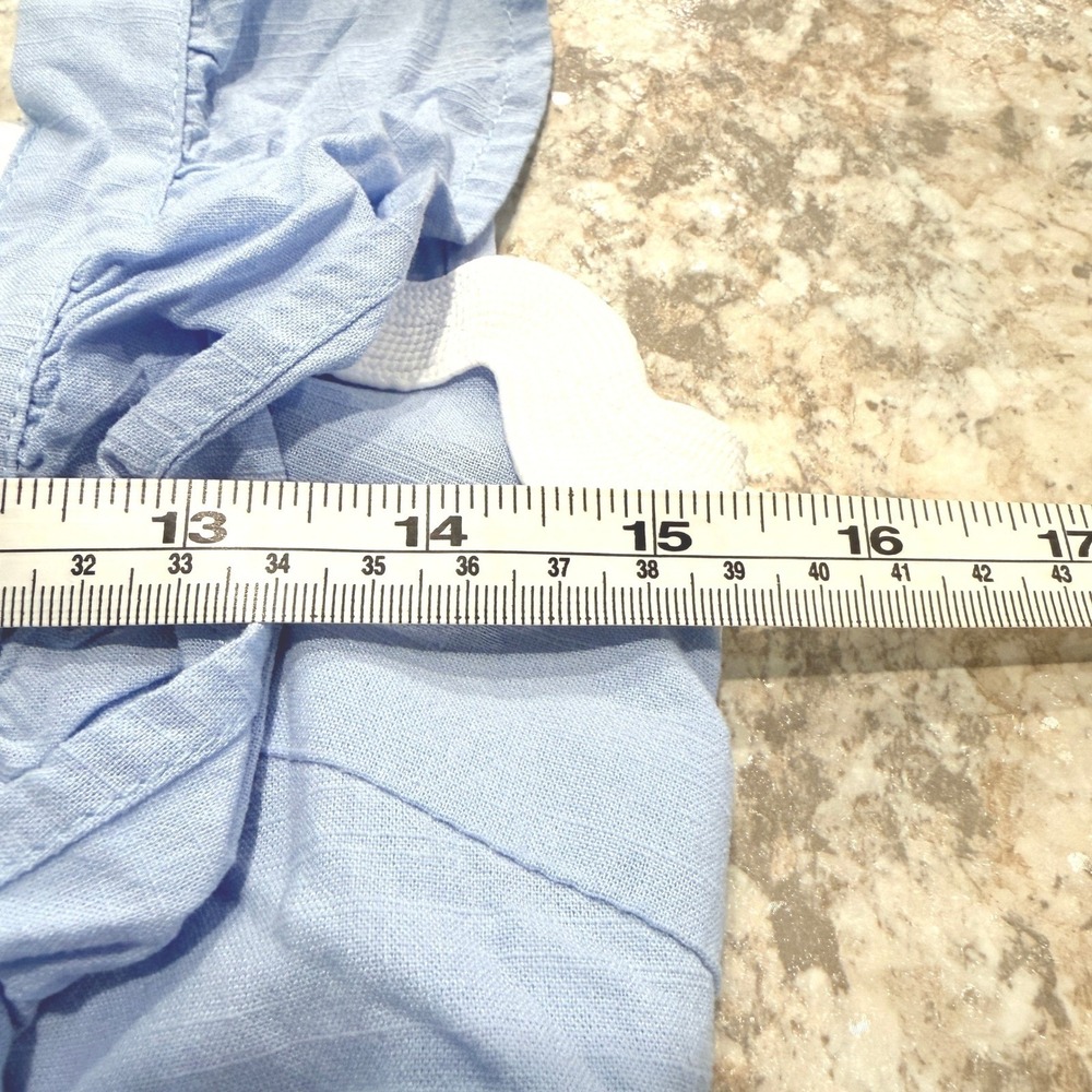 Zesica‎ Ric Rac Ruffle Midi Dress Small Blue - Picture 7 of 10
